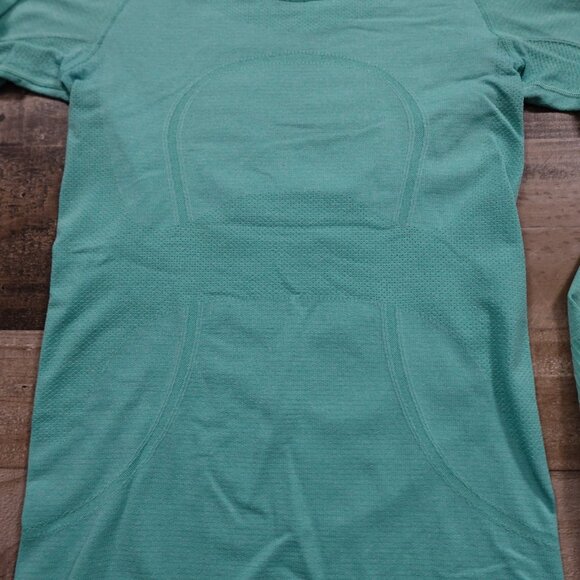 Lululemon Swiftly Tech Long Sleeve Crew Women’s Size 4 Mint Green Seamless Run - Picture 2 of 12